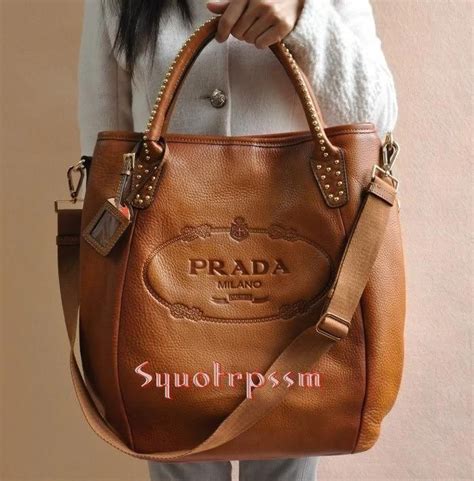 prada vintage brown leather bag|discontinued Prada purses and bags.